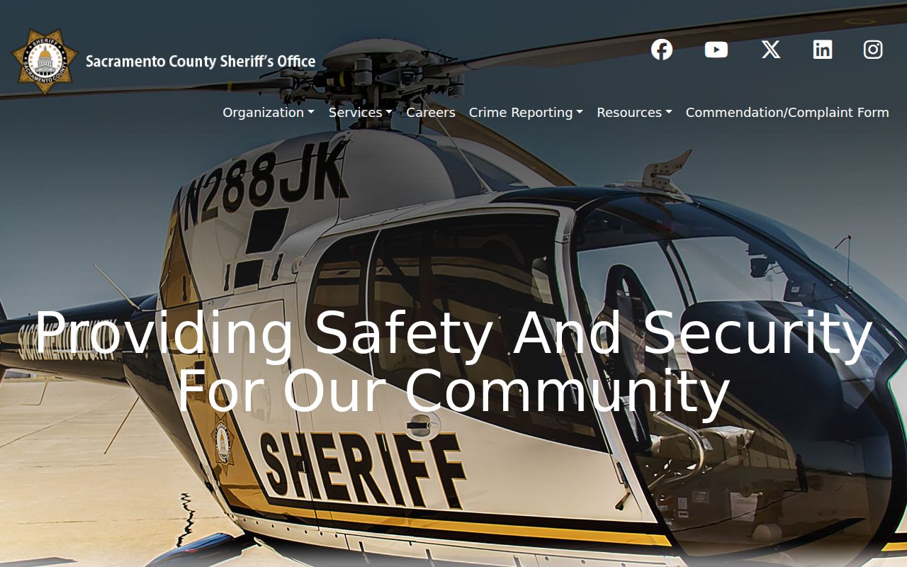 Sacramento County Sheriff official website
